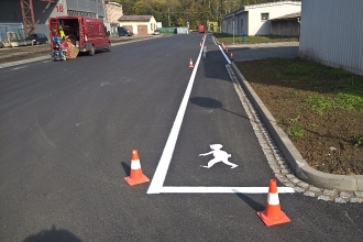 84 Vodorovné značení